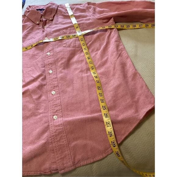 Men’s Pink Chambray Shirt By Chaps L - Picture 2 of 8
